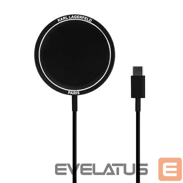 Adapter Karl Lagerfeld Karl Lagerfeld 15W Wireless Charger with MagSafe - Black