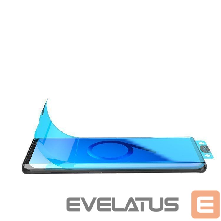 Protective glass Hurtel 3D Edge Nano Flexi Glass Hybrid Full Screen Protector with frame for Samsung Galaxy S21+ 5G (S21 Plus 5G) black