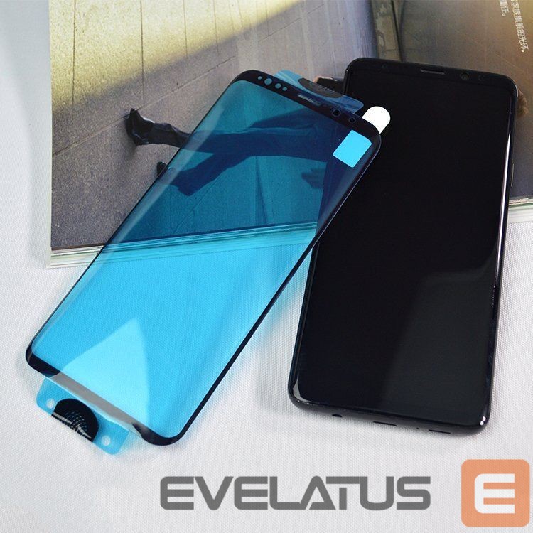 Protective glass Hurtel 3D Edge Nano Flexi Glass Hybrid Full Screen Protector with frame for Samsung Galaxy S21+ 5G (S21 Plus 5G) black