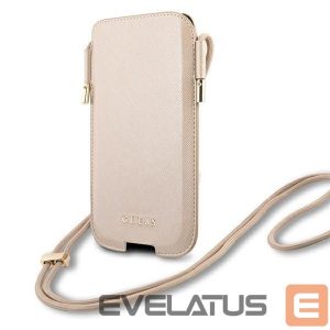 Back panel cover Guess  Guess Handbag GUHCP12MSAPSLG 6.1" gold/gold Saffiano 