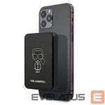 Power bank Karl Lagerfeld  Karl Lagerfeld 3000mAh Inductive Powerbank with MagSafe - Black 