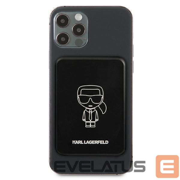 Power bank Karl Lagerfeld Karl Lagerfeld 3000mAh Inductive Powerbank with MagSafe - Black