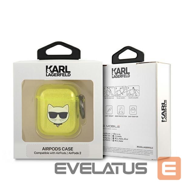 Back panel cover Karl Lagerfeld Yellow