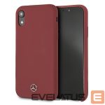 Back panel cover Mercedes-Benz  Mercedes Silicone Line iPhone Xr Case - Red 