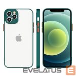 Back panel cover Hurtel  Milky Case Silicone Flexible Translucent Case for Xiaomi Redmi 9T Dark Green 