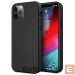Back panel cover Mercedes-Benz  AMG Leather Hot Stamped Case for iPhone 12 Pro Max - Black 