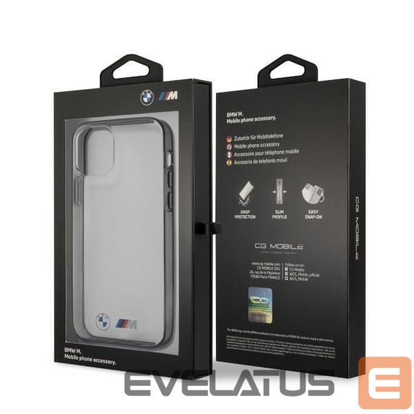 Back panel cover BMW BMW Sandblast Case for iPhone 12 Pro Max - Transparent