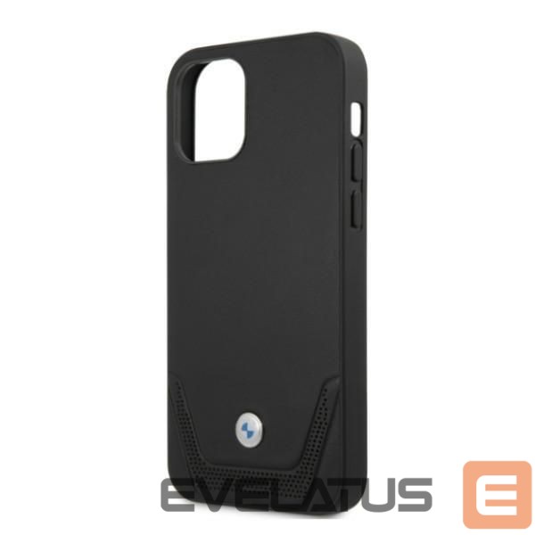 Back panel cover BMW BMW Leather Perforate Case for iPhone 12 Pro Max - Black