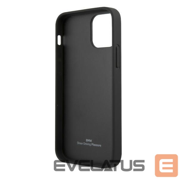 Back panel cover BMW BMW Leather Perforate Case for iPhone 12 Pro Max - Black