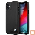 Back panel cover BMW  BMW Leather Deboss case for iPhone 12 mini - black 