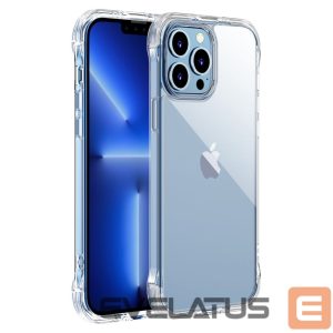 Back panel cover Joyroom  Joyroom Defender Series case for iPhone 13 Pro Max rugged housing with hooks kickstand transparent (JR-BP956) 