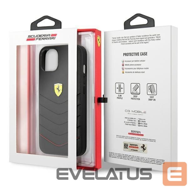 Back panel cover Ferrari Black