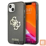 Back panel cover Guess  Guess GUHCP13SPCUGL4GBK iPhone 13 mini 5.4" black/black hard case Glitter 4G Big Logo