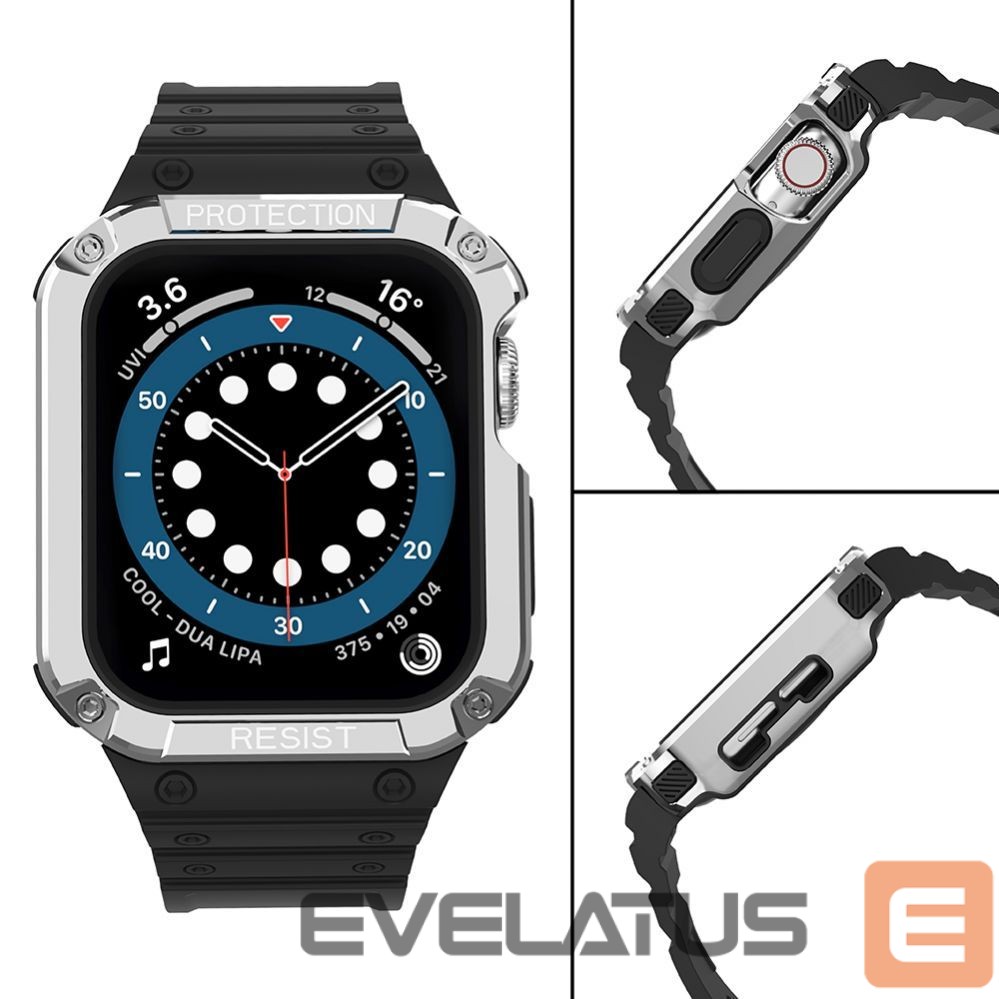 Back panel cover Hurtel Black || Silver