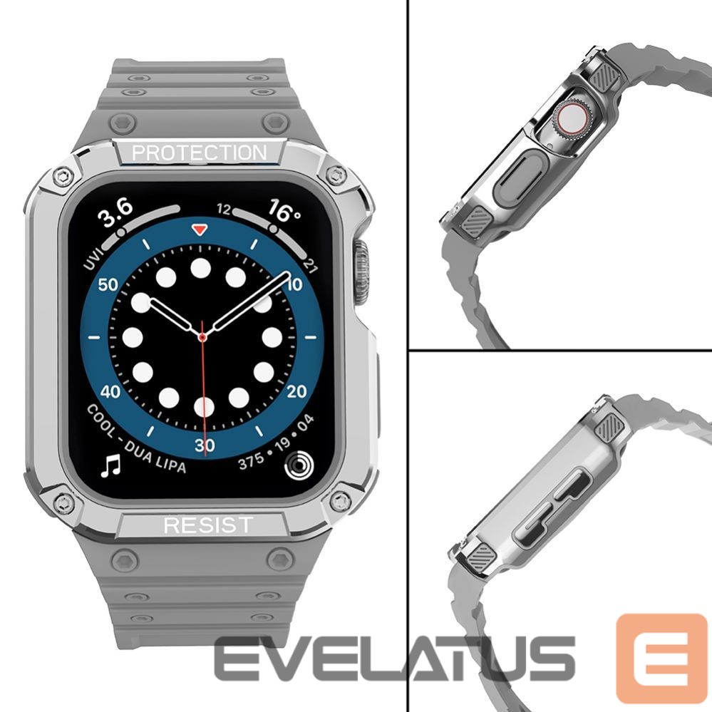 Back panel cover Hurtel - Gray || Silver