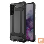 Back panel cover Hurtel  Hybrid Armor Case Tough Rugged Cover for Samsung Galaxy S22+ (S22 Plus) black 