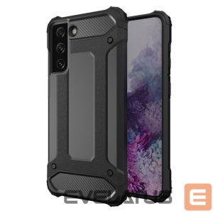 Back panel cover Hurtel  Hybrid Armor Case Tough Rugged Cover for Samsung Galaxy S22+ (S22 Plus) black 