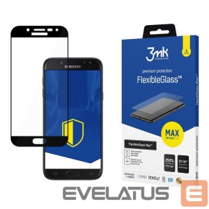 Protective glass 3MK  Samsung Galaxy J5 2017 Black - 3mk FlexibleGlass Max 
