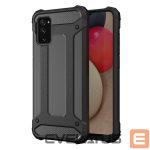 Back panel cover Hurtel  Hybrid Armor Case Tough Rugged Cover for Samsung Galaxy A03s black 
