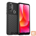 Back panel cover Hurtel  Thunder Case flexible armored cover for Motorola Moto G Power 2022 black 