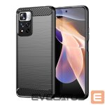 Back panel cover Hurtel  Carbon Case flexible case cover Xiaomi Redmi Note 11 Pro+ 5G (China) / 11 Pro 5G (China) / Mi11i HyperCharge / Poco X4 NFC black 