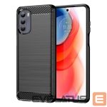 Back panel cover Hurtel  Carbon Case flexible cover for Motorola Moto G Stylus 2022 black 