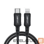 Cable Acefast  Acefast C4-01 Lightning - USB-C PD cable 30W 3A 480Mb/s 1.8m - black 