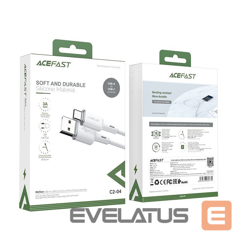 Cable Acefast 1.2 m \ White