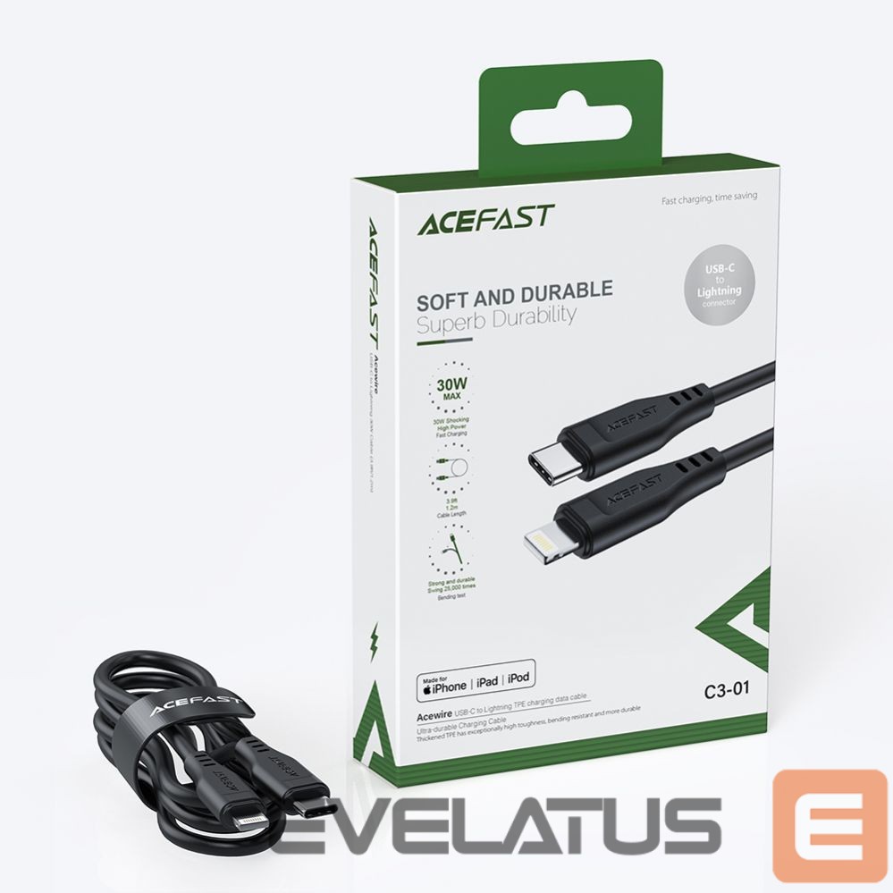 Cable Acefast 1.2 m \ White