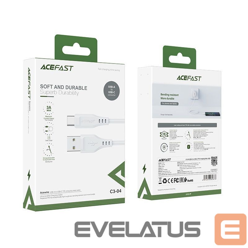 Cable Acefast 1.2 m \ White