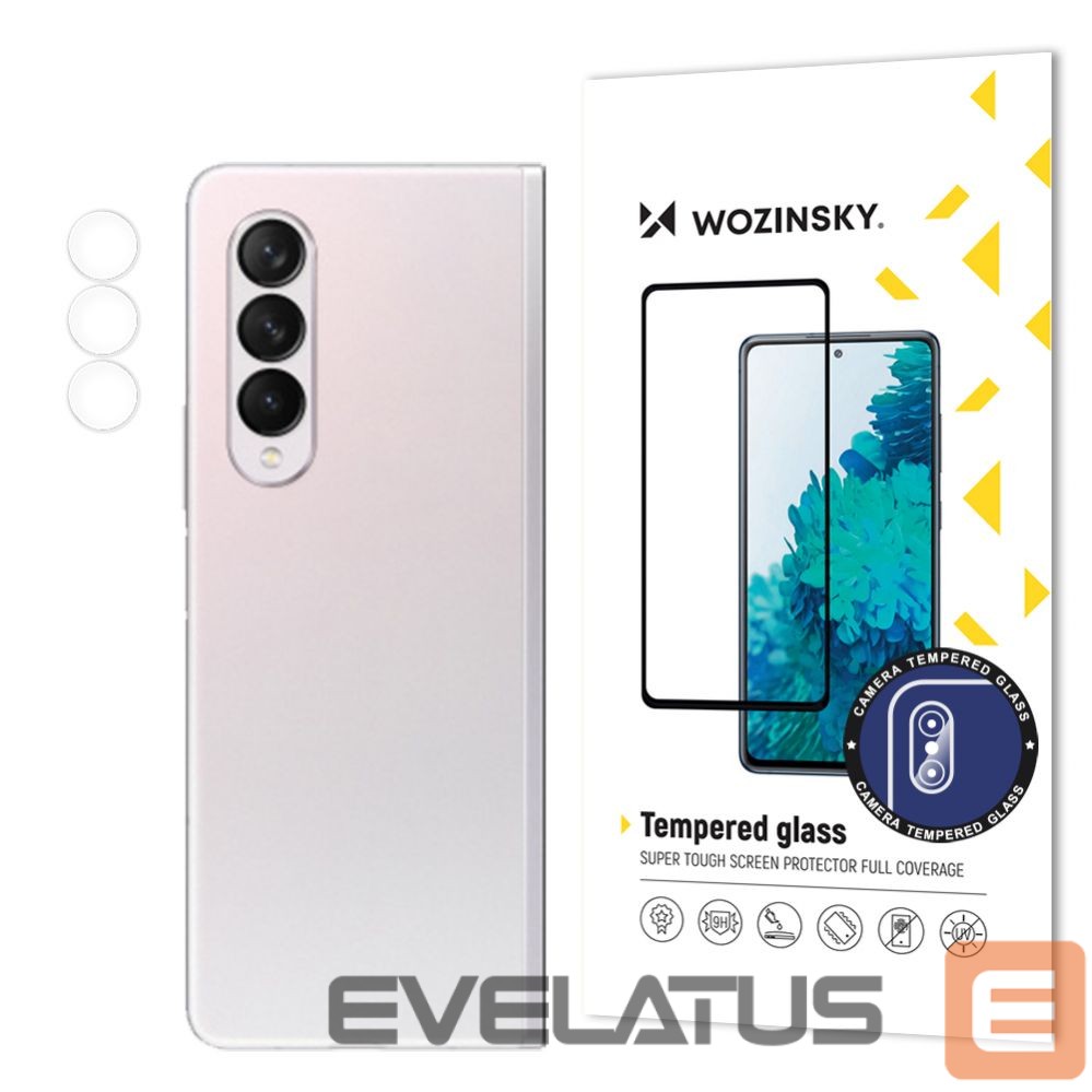 Protective glass Wozinsky - Wozinsky Camera Glass 9H tempered glass for all camera Samsung Galaxy Z Fold 3 camera