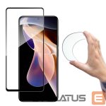 Protective glass Wozinsky - Wozinsky Full Cover Flexi Nano Glass Film Tempered Glass With Frame Xiaomi Redmi Note 11 Pro + / 11 Pro Transparent 