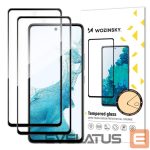 Protective glass Wozinsky  Wozinsky 2x Set Super Tough Full Glue Tempered Glass Full Screen with Frame Case Friendly Samsung Galaxy A53 5G Black 