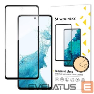 Protective glass Wozinsky  Wozinsky Super Tough Full Glue Tempered Glass Full Screen With Frame Case Friendly Samsung Galaxy A53 5G Black 