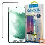 Protective glass Bestsuit - Bestsuit 3D Edge Nano Flexi Glass Glass Film Full Screen Tempered Glass With Frame For Samsung Galaxy S22 + (S22 Plus) Transparent 