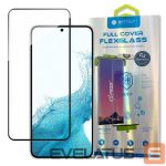 Protective glass Bestsuit  Bestsuit 3D Edge Nano Flexi Glass Glass Film Full Screen Tempered Glass With Frame For Samsung Galaxy S22 Transparent 