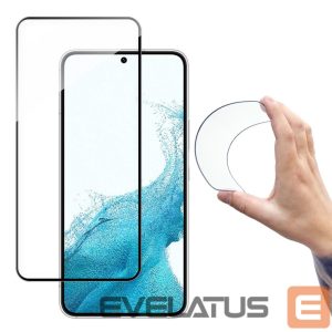 Protective glass Wozinsky - Wozinsky Full Cover Flexi Nano Glass Film Tempered Glass With Frame For Samsung Galaxy S22 + (S22 Plus) Transparent 