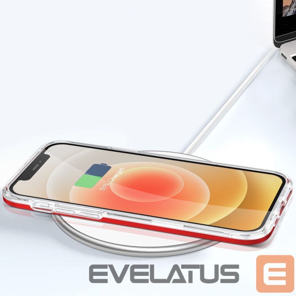 Back panel cover Hurtel - Transparent || Red
