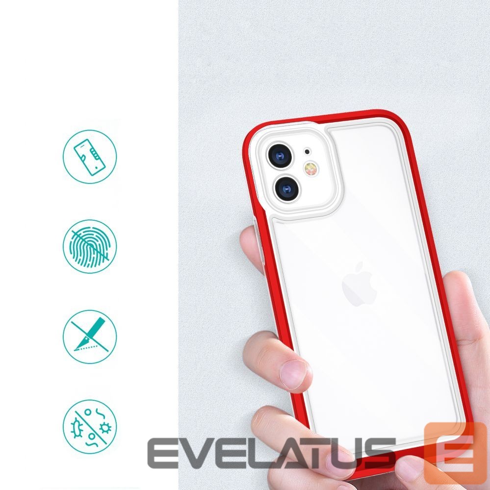 Back panel cover Hurtel - Transparent || Red