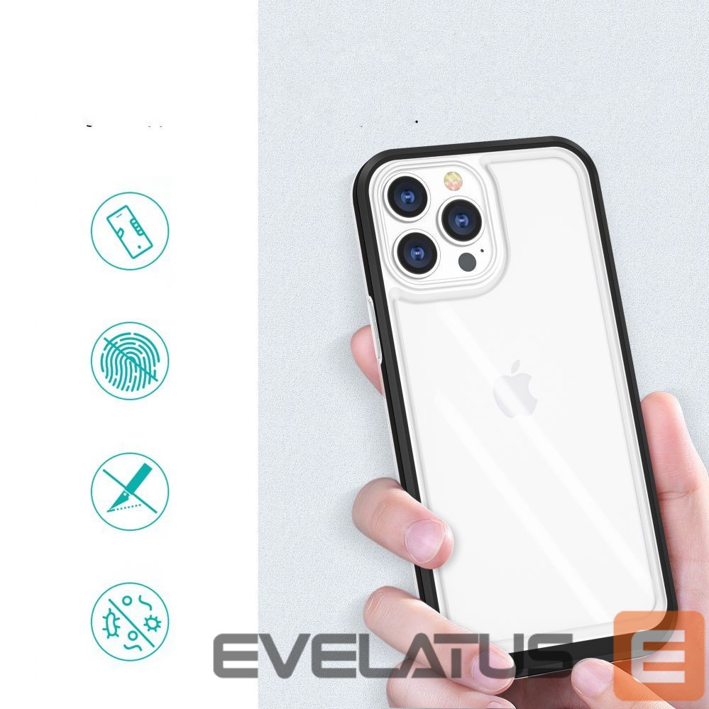 Back panel cover Hurtel Black || Transparent
