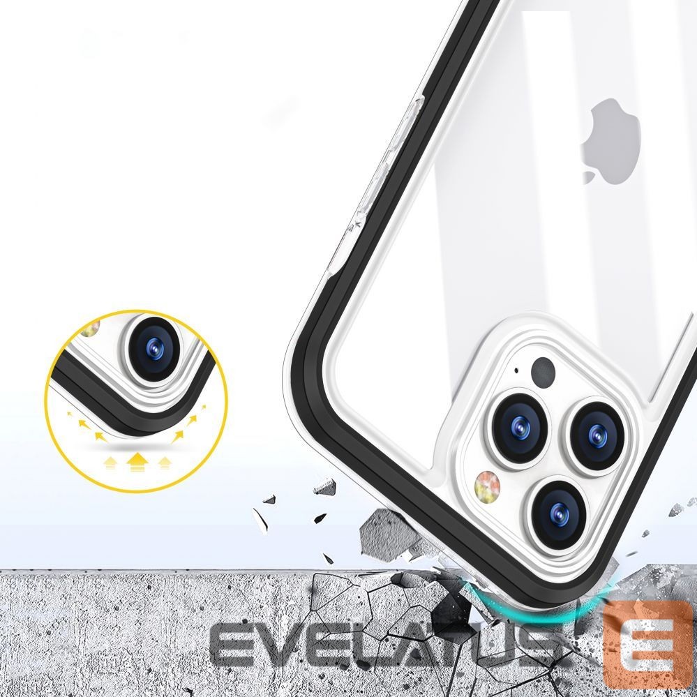 Back panel cover Hurtel Black || Transparent