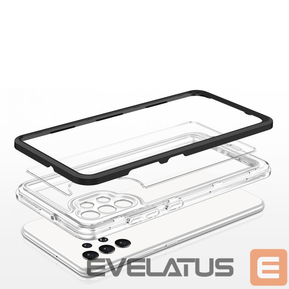 Back panel cover Hurtel Black || Transparent