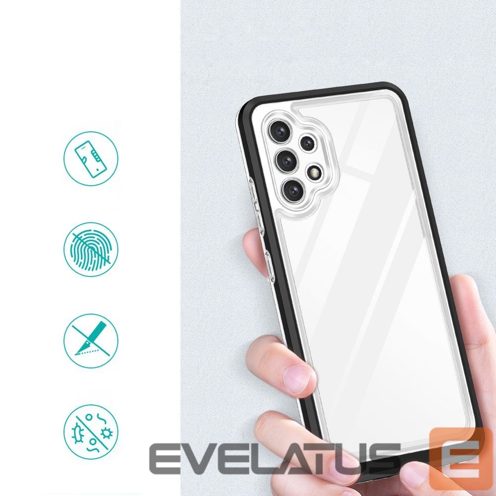 Back panel cover Hurtel Black || Transparent