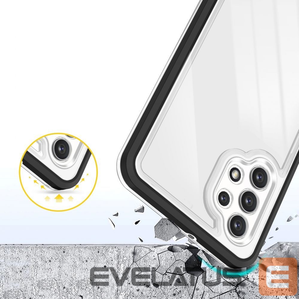 Back panel cover Hurtel Black || Transparent
