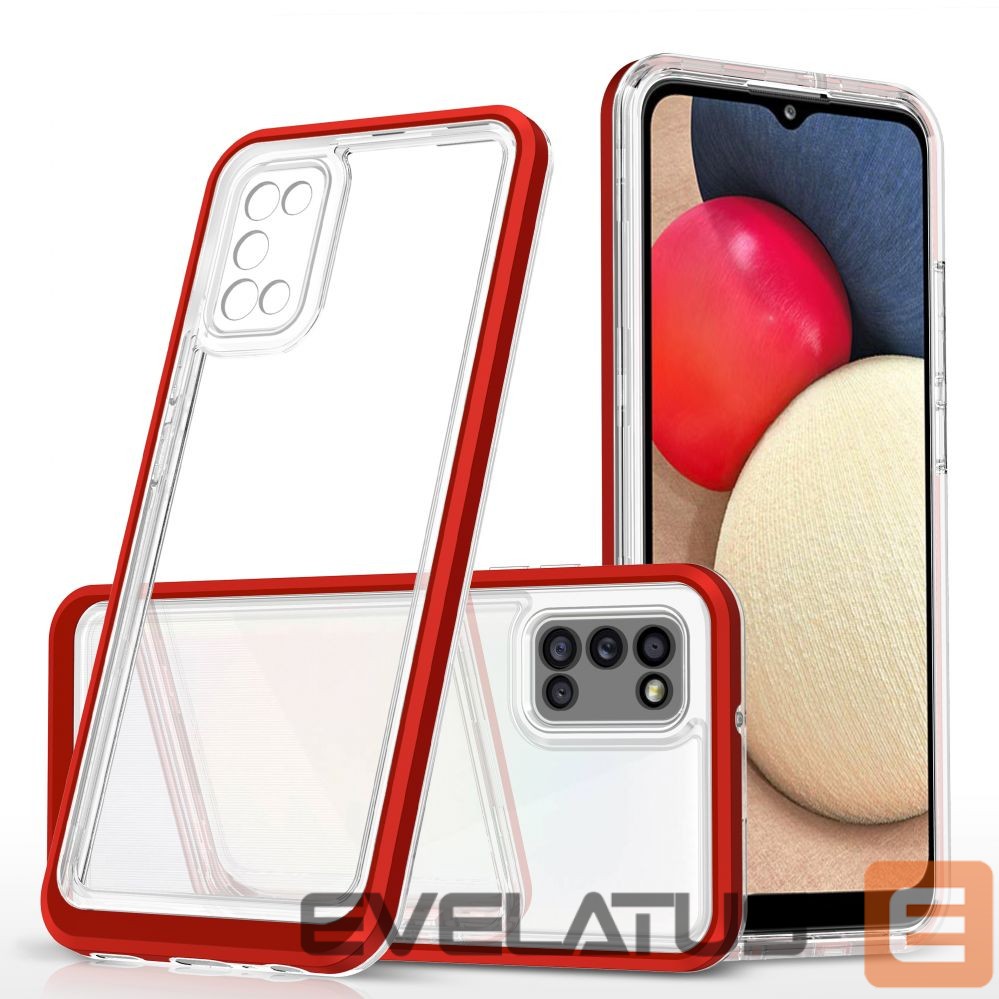 Back panel cover Hurtel Transparent || Red