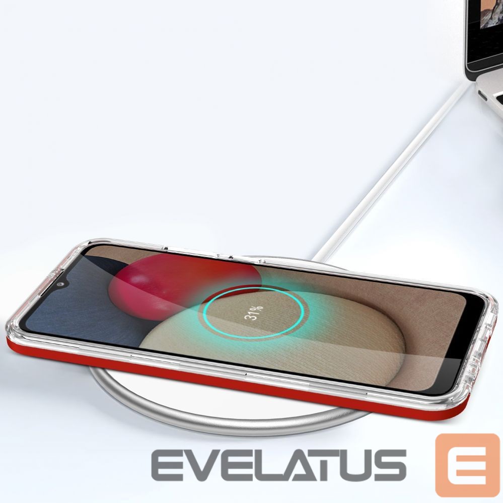 Back panel cover Hurtel Transparent || Red
