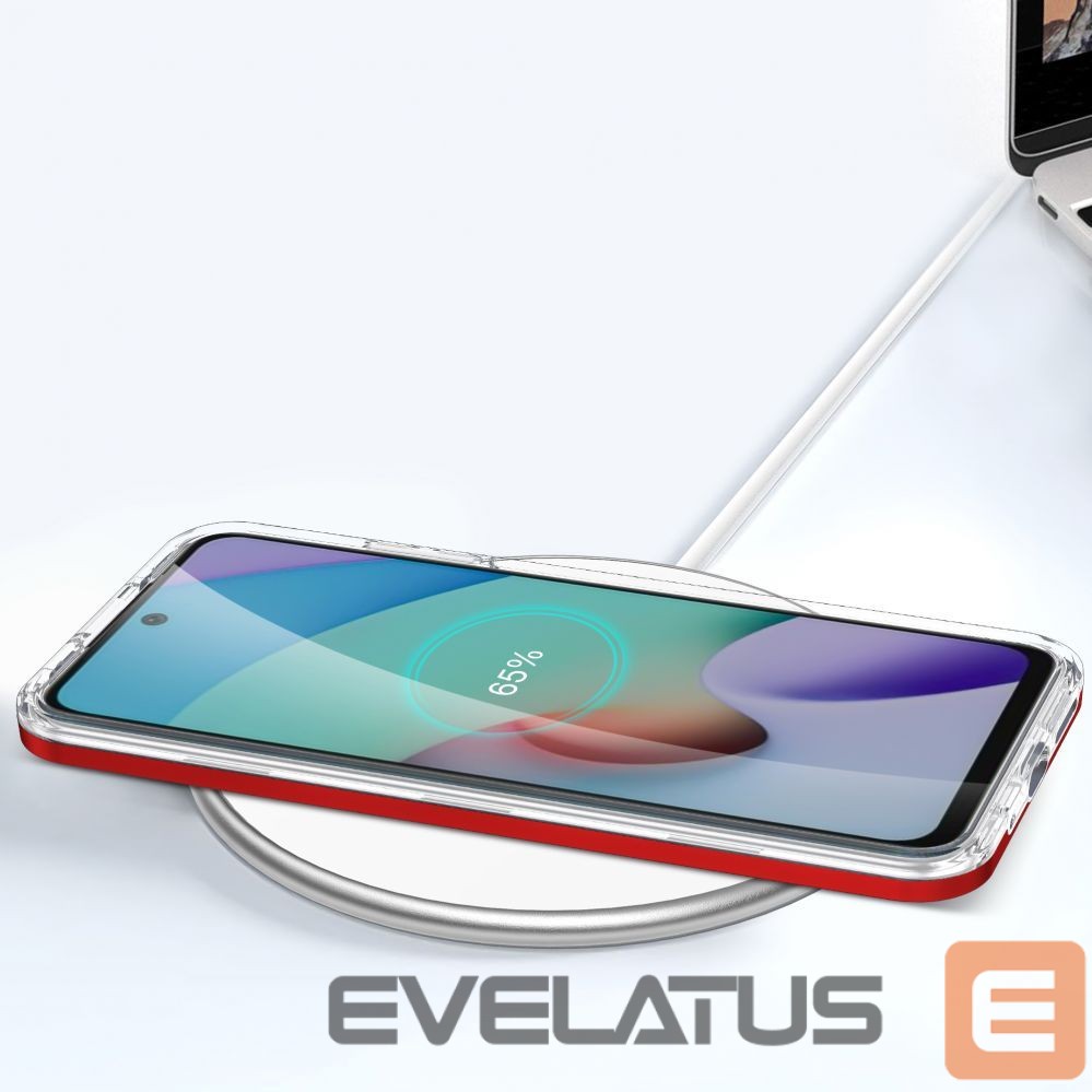 Back panel cover Hurtel Transparent || Red