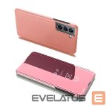 Back panel cover Hurtel - Clear View Case Flip Cover for Samsung Galaxy S22 + (S22 Plus) pink 