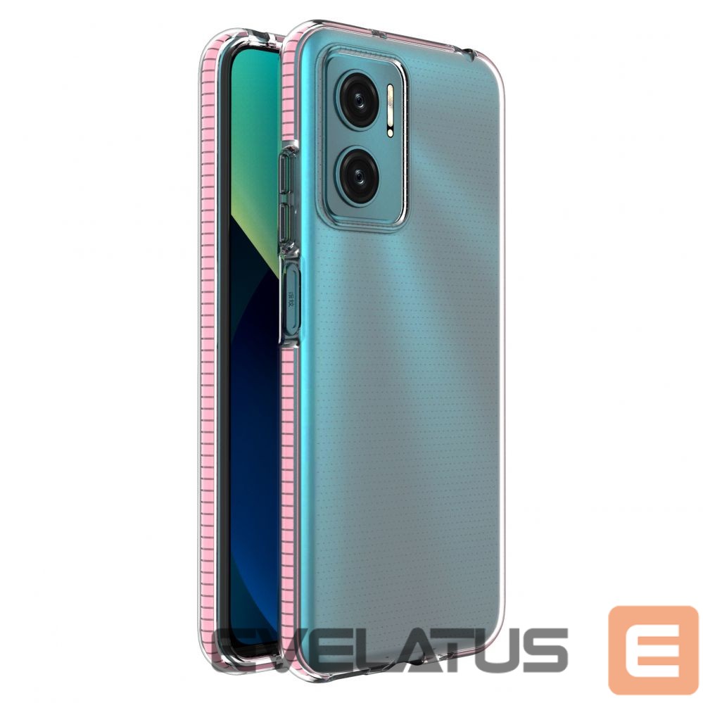 Back panel cover Hurtel Transparent || Pink