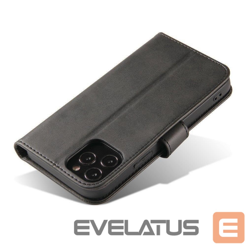 Back panel cover Hurtel Magnet Case elegant case cover cover with a flap and stand function OnePlus Nord N20 5G black
